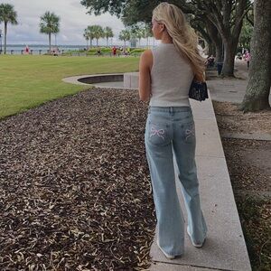 Bow edikted jeans size XS